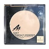 Manhattan Soft Compact Powder, Helles Kompakt Puder mit Puderquaste für einen...