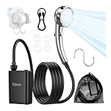 TRJZWA Tragbare Campingdusche,2600mAh Batteriebetriebene Duschpumpe mit...