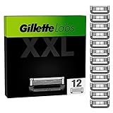 Gillette Labs Rasierklingen, 12 Ersatzklingen, für Gillette Labs Nassrasierer...