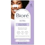 Biore Ultra Porenstreifen mit Glycerin, 6 Stück (1 Stück), Paket kann...