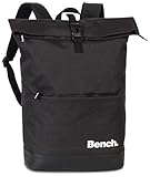 Bench Classic Rolltop Rucksack Damen & Herren, Daypack, Backpack, 47 x 30 x 14...