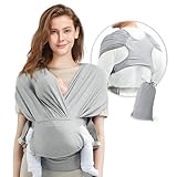 Tragetuch Baby, elastisches Babytragetuch ohne Binden, ergonomisches,...