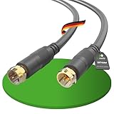 conecto Antennenkabel SAT Kabel Koaxialkabel Satellitenkabel TV 0,50m doppelt...