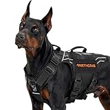 OneTigris Hundegeschirr, AIRE Armor Mesh Einstellbar Sicherheitsgeschirr mit 2...