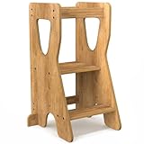 COSYLAND Lernturm ab 1 Jahr - Learning Tower - Höhenverstellbar Montessori...