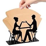 Kaffeefilterhalter, Schwarz Filtertütenhalter, Halter für Kaffeefilter zur...