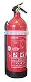 CORA 000126804 Pulverfeuerlöscher mit Halterung, 2 kg, Klasse 8A 70B – C