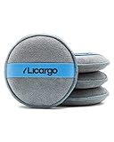 LICARGO® 4X Applikator Pads - Mikrofaser Handpolierschwamm zum gleichmäßigen...