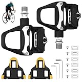 LPZMPZ Fahrradpedale rutschfest Compatibel mit Shimano SPD Sl Rennrad SDP Pedale...