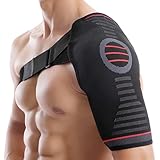 Aieoco Schulterbandage Schwarz Schulterwärmer für Frauen Und Herren,Schulter...