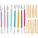 WOLMIK Modellierwerkzeug 22 Stück Töpferwerkzeug Ton Werkzeug, Pottery Tools...