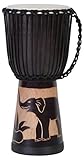 30cm Profi Djembe Trommel Bongo Drum Darbuka Buschtrommel Kinder Elefant Motiv