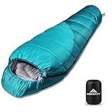 Forceatt Schlafsack, 3-4 Jahreszeiten Mumienschlafsack, Winterschlafsack ist...