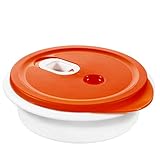 Rotho Micro Clever Mikrowellengeschirr 1l mit Deckel und Ventil, Kunststoff (PP)...
