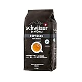 Schwiizer Schüümli Espresso, 100% Arabica Kaffeebohnen, kräftig-intensiv,...