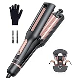 4 In 1 Einstellbar Welleneisen für Haare - 22/25/32/38mm Lockenstab für Beach...