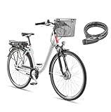 TELEFUNKEN E-Bike 28 Zoll Fahrrad für Damen & Herren | Pedelec Citybike mit...