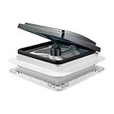 Wohnwagen Wohnmobil Dachfenster mit LED, Schalldichte Dachluke Leiser Lüfter...