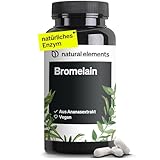 Bromelain - 400 mg (2000 F.I.P) - 90 magensaftresistente Kapseln - Natürlicher...