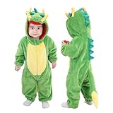 Doladola Unisex Baby Strampler mit Kapuze kinder kostüm Tier für karneval baby...