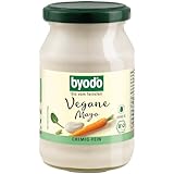Byodo Bio Vegane Mayo, 3er Pack (3 x 250 ml) - Cremige Vegan Mayonnaise, 100%...