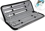 Mr. Petz 5er Komplett-Set für Aquarium Pflege aus Edel-Stahl - 30cm Aquarium...