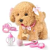 Stimmungs Interaktives Haustier Hund mit Funktion für Kinder,Hund mit Leine der...