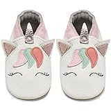 IceUnicorn Krabbelschuhe Baby Lauflernschuhe Jungen Weiche Leder Babyschuhe...