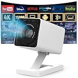 Mini Beamer Unterstützt 4K 1080P, Mini Projektor mit WiFi 6 und Bluetooth 5.4,...