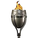 TIKI Island King 65 Zoll Outdoor Fackel - Große Flamme Metall Fackel für...