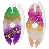 2 Stück Silikonformen Epoxidharz Set Silikonform Weinregal Weinglashalter Resin...