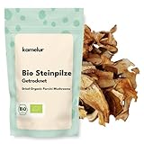 Kamelur 100g BIO Steinpilze getrocknet in Scheiben – getrocknete Pilze ohne...