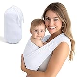 Pino Products Tragetuch baby für Neugeborene - Babytrage Neugeborene ab geburt...