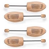 Blumtal® Schuhspanner für Damen und Herren aus Echtholz im 2er Set -...