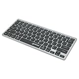 Manhattan 180559 Wireless Tastatur Dual-Mode Ultra Slim, deutsche Bluetooth...