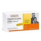 Vitamin C plus Zink-ratiopharm Brausetabletten: Nahrungsergänzungsmittel mit...