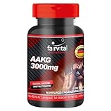 Fairvital | AAKG 3000mg - 120 Tabletten - 1000mg L-Arginin-Alpha-Keto-Glutarat...