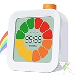 EooCoo Visueller Timer für Kinder Digital, 99-Minuten Countdown Eieruhr mit Leise-Alarm, Min/Sek Schalter, Schreibtisch Kinders Zeitmana Gement Tools, Pomodoro Time für Küche/Schule/Klassenzimmer/ADHS