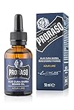 Proraso Beard Oil Azur Lime, 30 ml, Bartöl mit frisch-holzigem Duft, Bart...