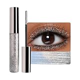Lilbitty Glitzer Mascara Silber, Wasserfeste Glitzer Wimperntusche Mit...