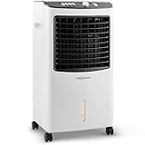 oneConcept 65W Luftkühler mit Wasserkühlung, 3-in-1 Verdunstungskühler,...