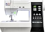 W6 Nähmaschine N 3300 Pro mit 7 Segmente/Punkte Transporteur, verstellbarem...