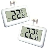 Kühlschrankthermometer, Digital Gefrierschrank Thermometer Mit Gefrierschrank...