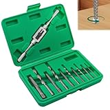 BEASAFY 11 Tlg Linksausdreher Set, Schraubenausdreher mit Windeisen,...