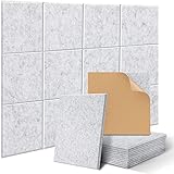 Akustikpaneele selbstklebend quadratisch 12St. JAMELO Akustikplatten aus...