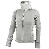 ALPIDEX Damen Fleecejacke Hoher Stehkragen Daumenlöcher Tailierte Winter Fleece...