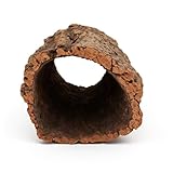 SAHAWA® Korkröhre ca. 40 cm | Ø 18–22 cm | Naturkork Höhle & Versteck |...