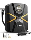 AstroAI Kompressor Auto Autoreifen Pumpe Luftpumpe 10,3 bar 12V DC mit...
