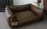 Hundebett Hundesofa Schlafplatz Kunstleder Similpelle Farbe und Größe wählbar...