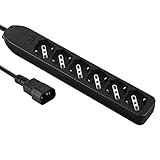 Electraline 62067 Mehrfachsteckdose für USV mit 6 zweiwertigen Steckplätzen...